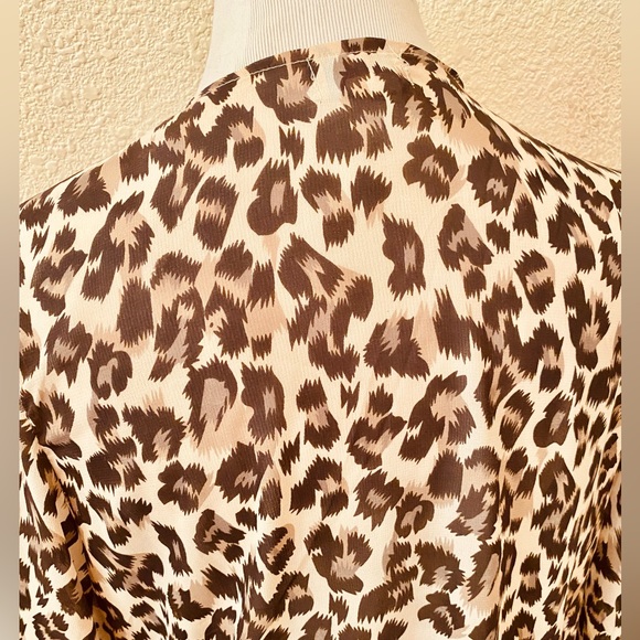 Turquoise Haven Cheetah Print Kimono - Picture 7 of 7